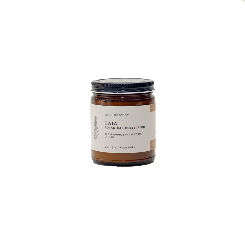 Product photo of the Gaia Candle from our Botanical Candle Collection