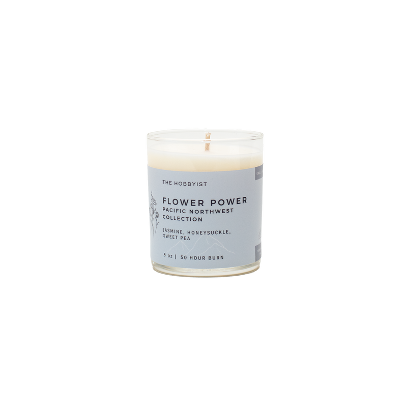 Product photo of the Flower Power Candle from our Pacific North-West Collection