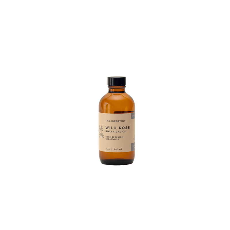 Product photo of the Wild Rose Body Oil from our Botanical Oils Collection