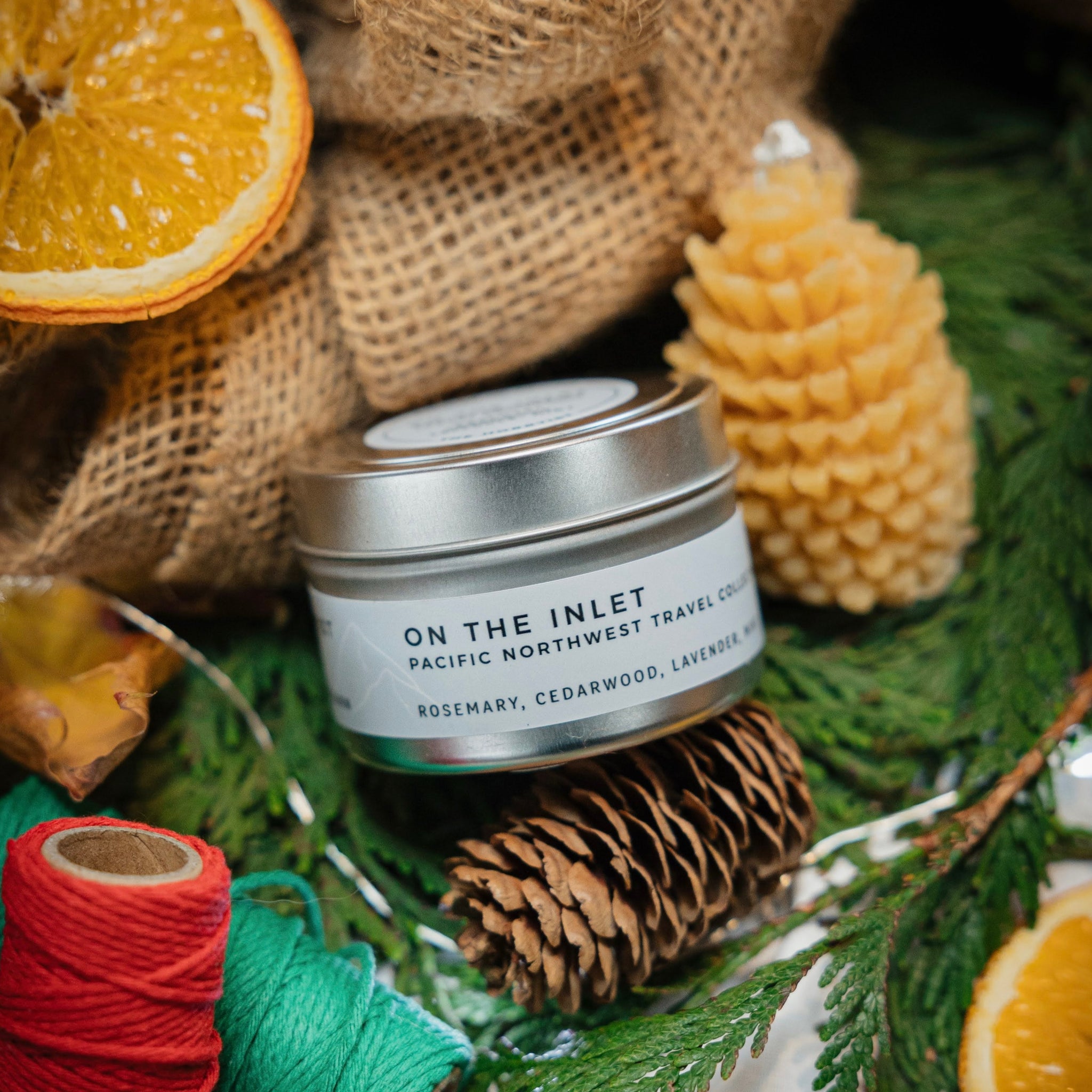 On the Inlet Travel Candle | Festive Offering