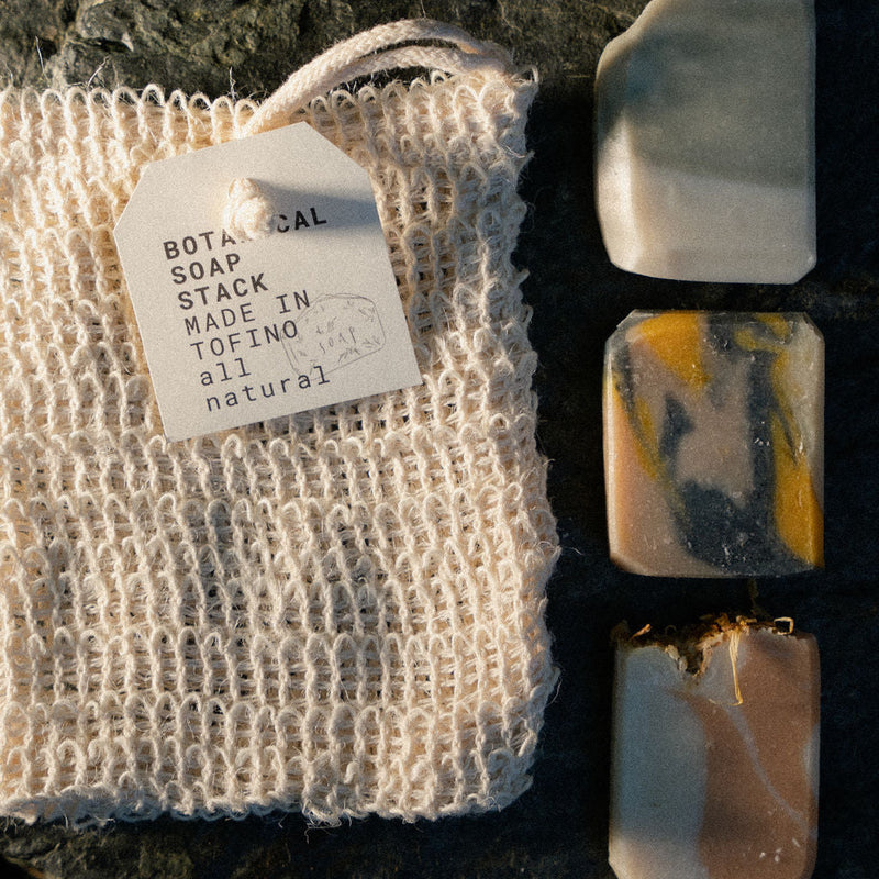Botanical Soap Stack | assortment of mini soaps