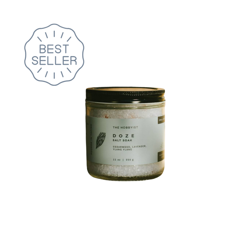 D O Z E | ylang-ylang lavender cedarwood | Salt Soak