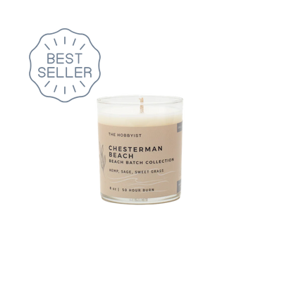 Chesterman Beach | hemp sage sweet grass | Beach Batch Candle