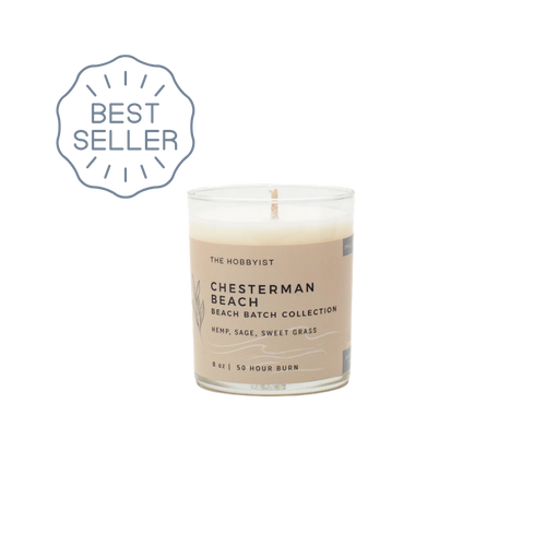 Chesterman Beach | hemp sage sweet grass | Beach Batch Candle