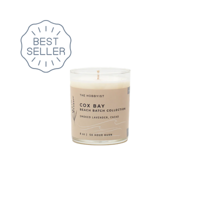 Cox Bay | smoked lavender + cacao | Beach Batch Candle