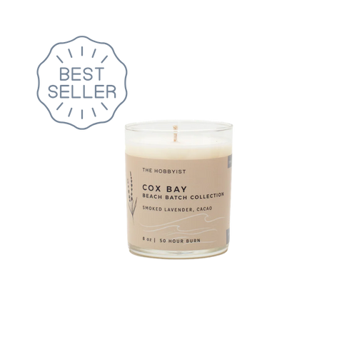 Cox Bay | smoked lavender + cacao | Beach Batch Candle