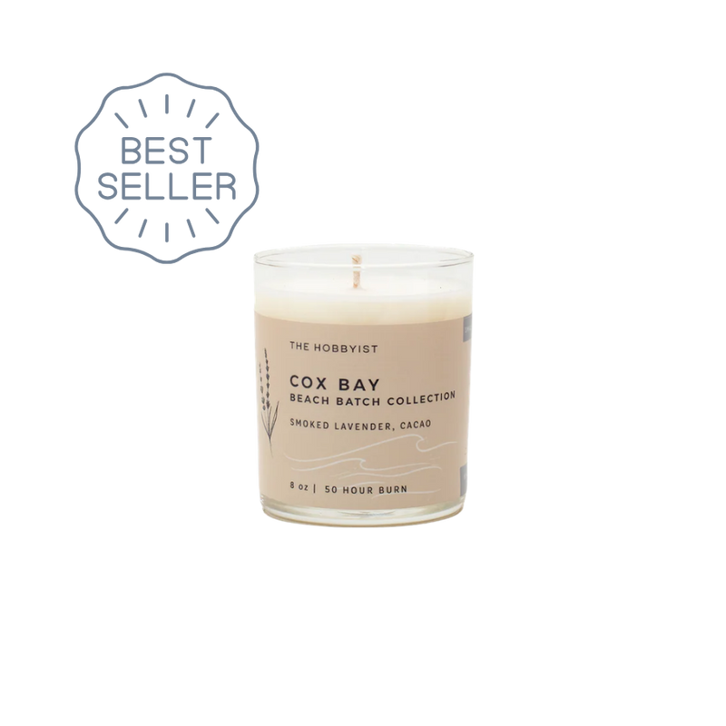 Cox Bay | smoked lavender + cacao | Beach Batch Candle