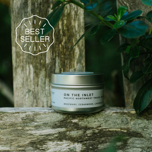 On the Inlet | mint rosemary lavender cedarwood | Travel Candle
