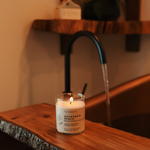 Mackenzie Beach | smoked vanilla + burnt cedar | Beach Batch Candle