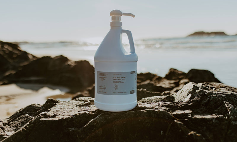 On the Inlet | Plant Powered Hand and Body Wash | 1 gallon jug with pump top lid