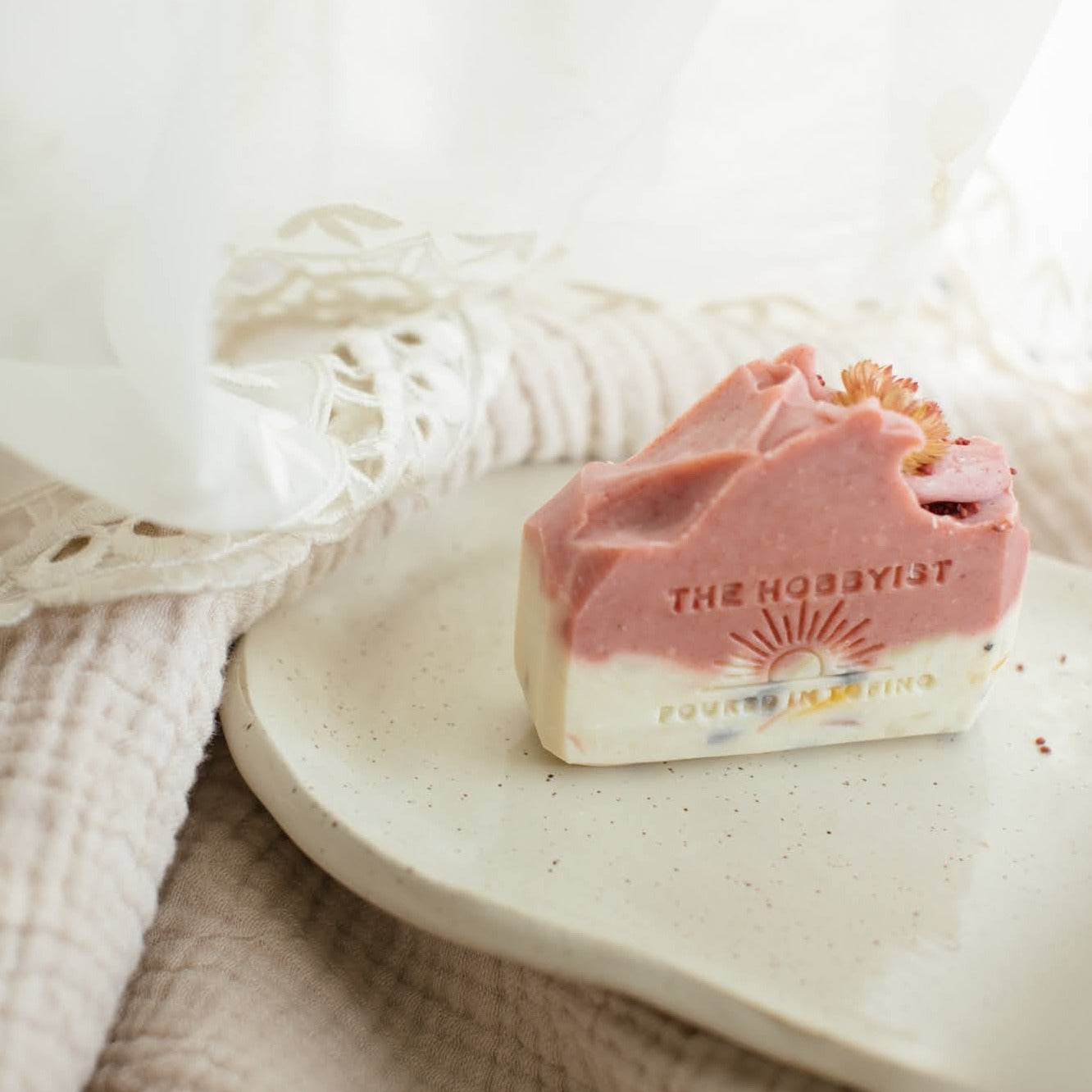 Product photography of Stubbs Island soap for our Botanical Soap Collection.