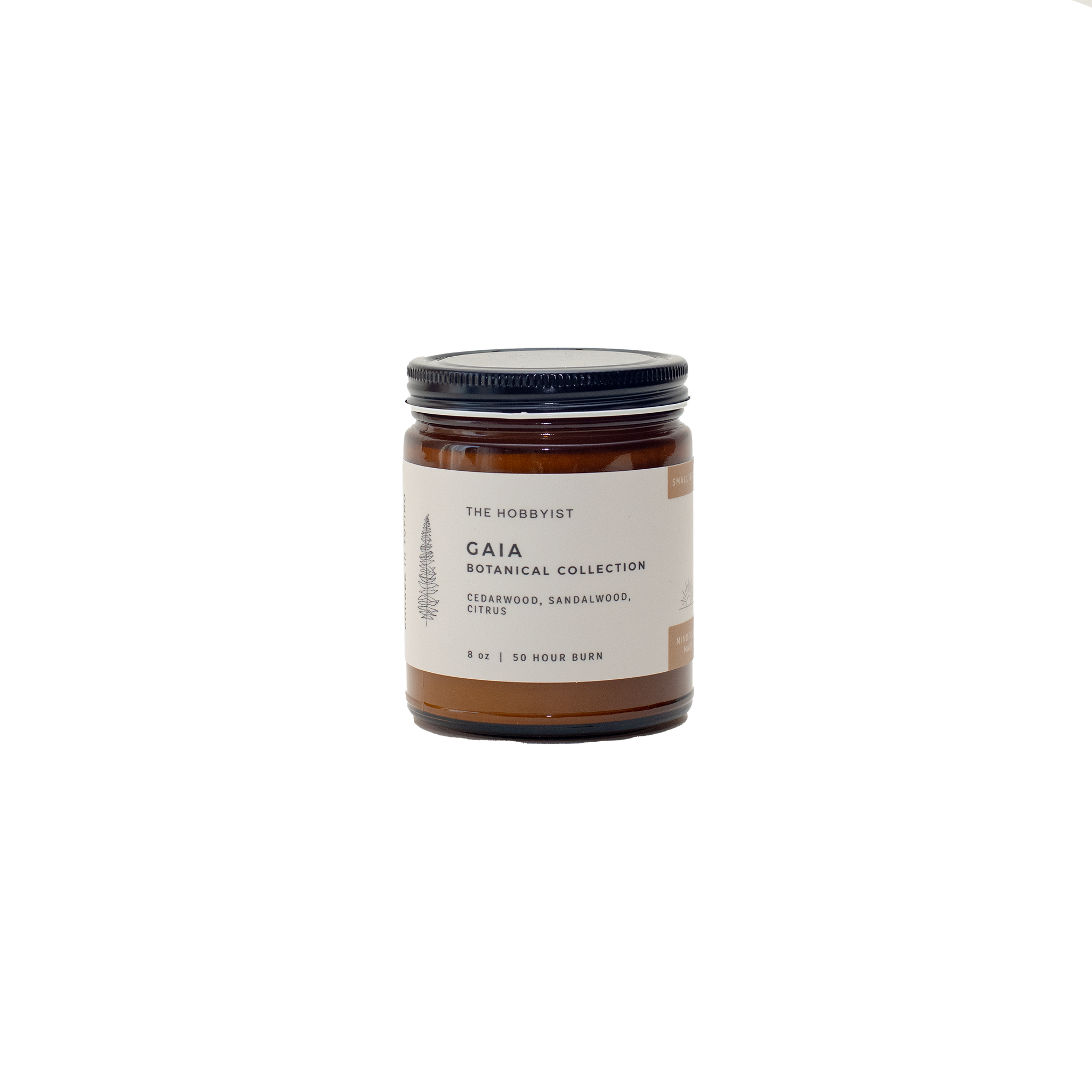 Product photo of the Gaia Candle from our Botanical Candle Collection