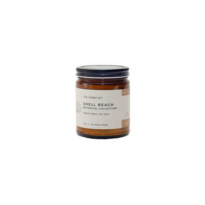 Product photo of the Shell Beach Candle from our Botanical Candle Collection