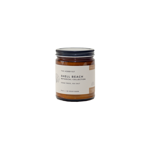 Product photo of the Shell Beach Candle from our Botanical Candle Collection