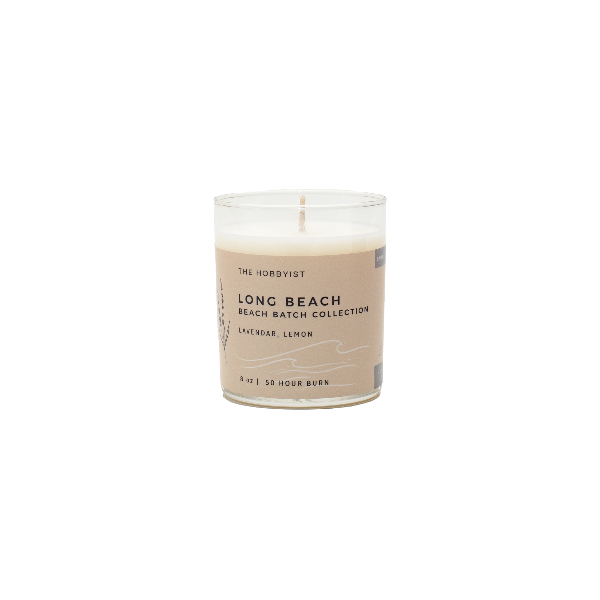 Product photo of the Long Beach Candle from our Beach Batch Collection