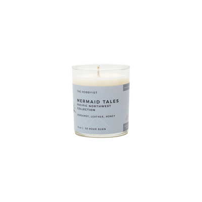Mermaid Tales | bergamot leather honey | PNW Candle