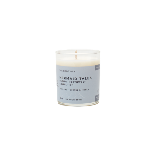 Mermaid Tales | bergamot leather honey | PNW Candle