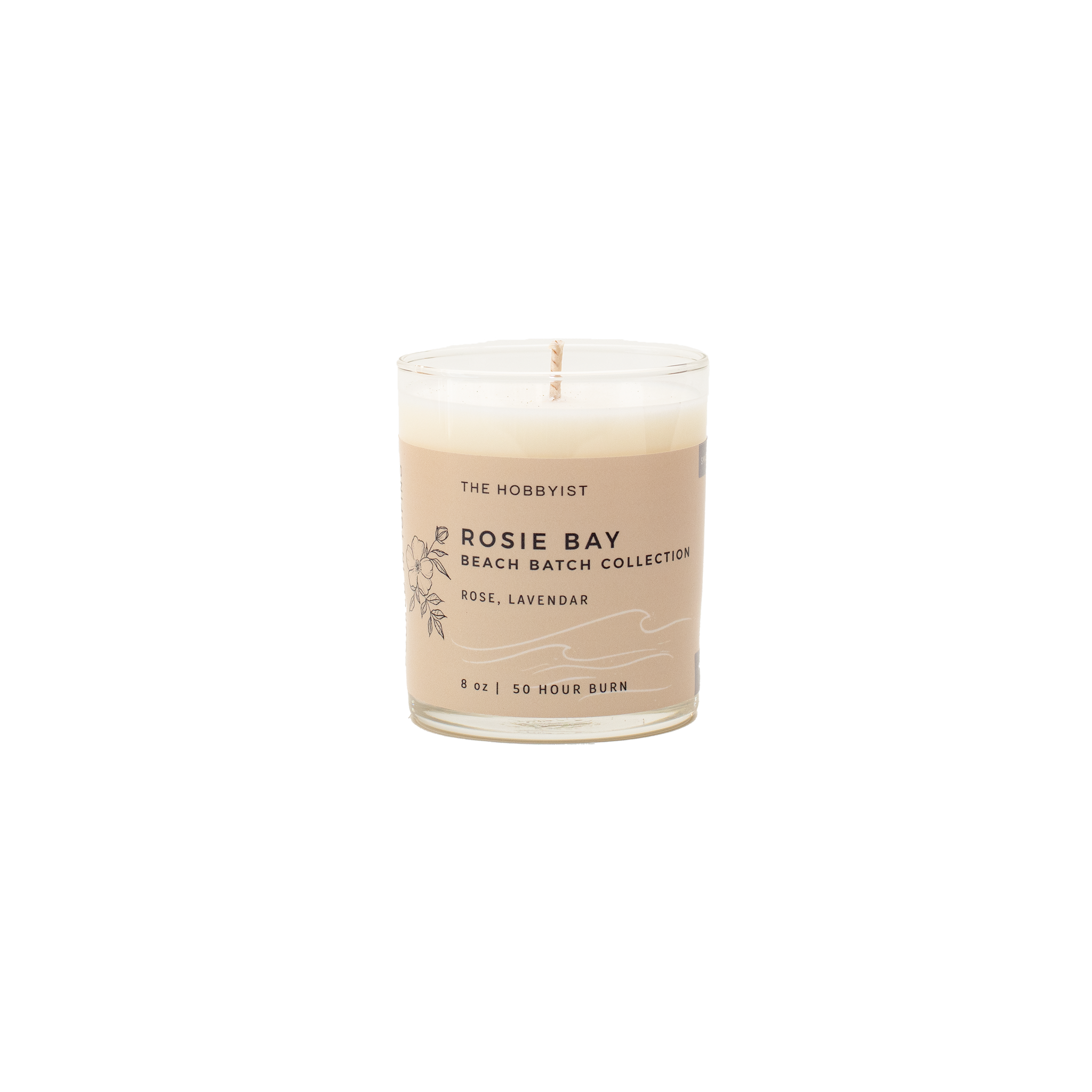 Product photo of the Rosie Bay Candle from our Beach Batch Collection