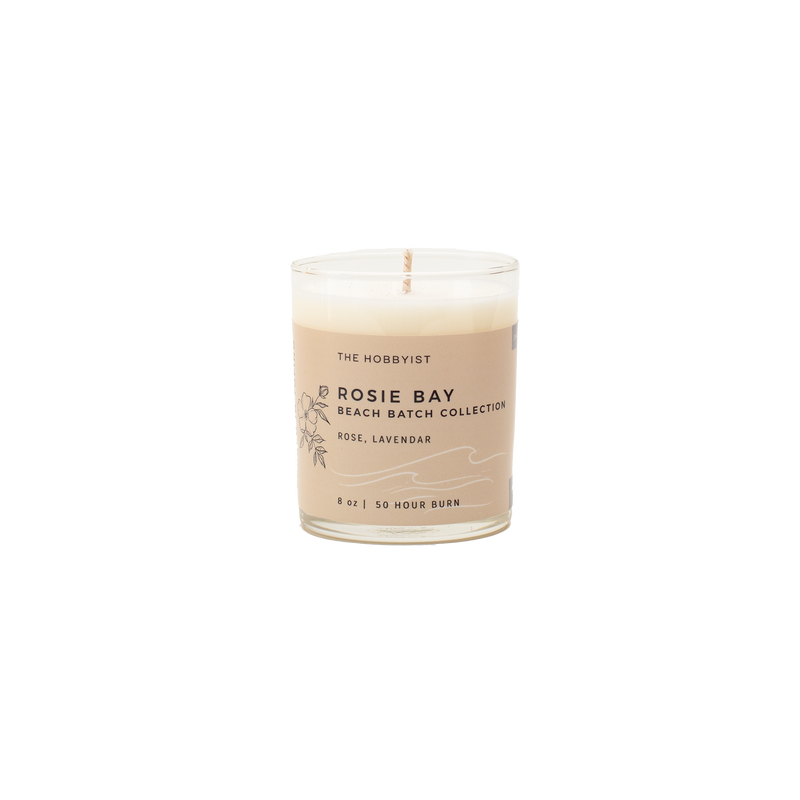 Product photo of the Rosie Bay Candle from our Beach Batch Collection