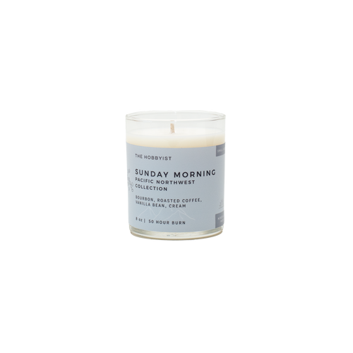 Product photo of the Sunday Morning Candle from our Pacific North-West Collection