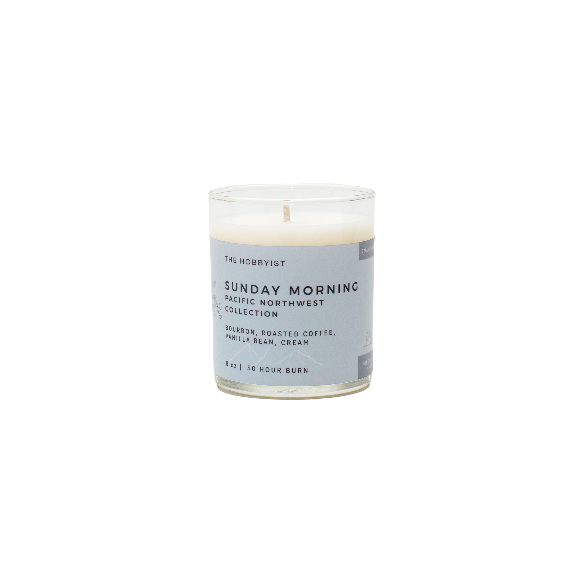Product photo of the Sunday Morning Candle from our Pacific North-West Collection