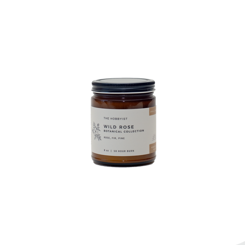 Product photo of the Wild Rose from our Botanical Candle Collection