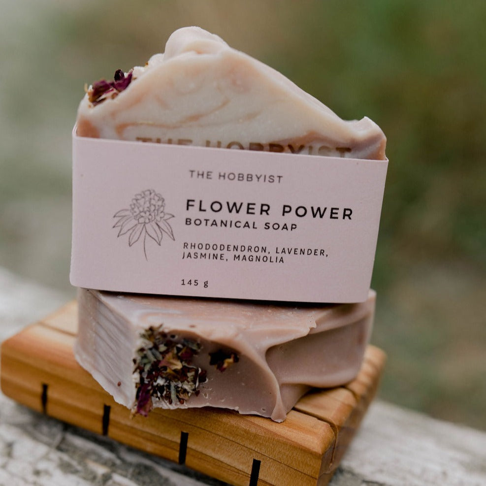 Product photo of the Flower Power Soap from our Botanical Soap Collection