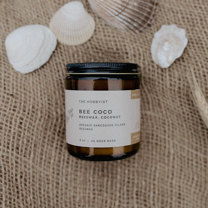 Bee Coco Candle | Beeswax Candle