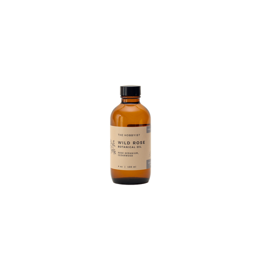 Product photo of the Wild Rose Body Oil from our Botanical Oils Collection